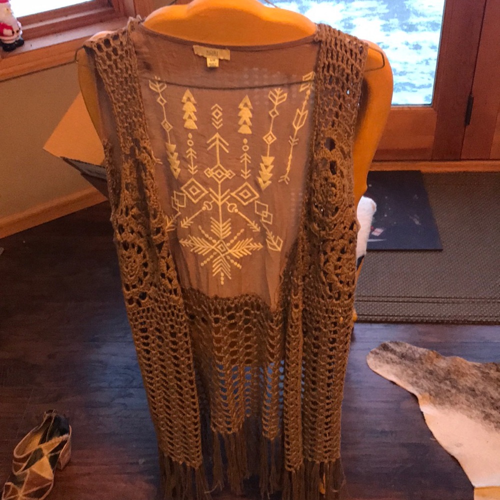 Knitted duster